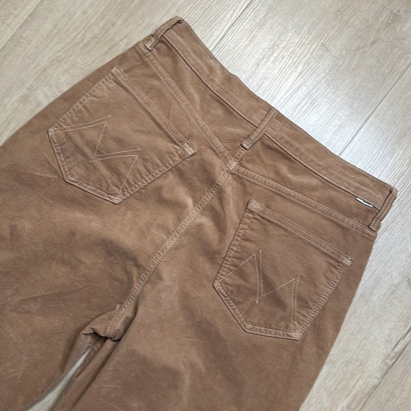 MOTHER High Waisted Tunnel Vision Sneak in Cafe Spice, SIZE 30 - Picture 8 of 12